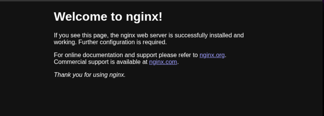 Docker nginx title web site